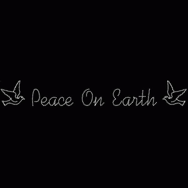 45' Peace on Earth with Doves Skyline