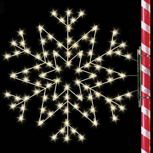 5' Silhouette Arctic Star Snowflake