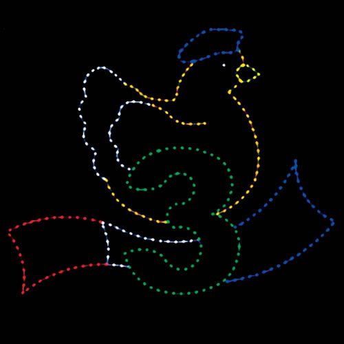 10' x 13' Three French Hens