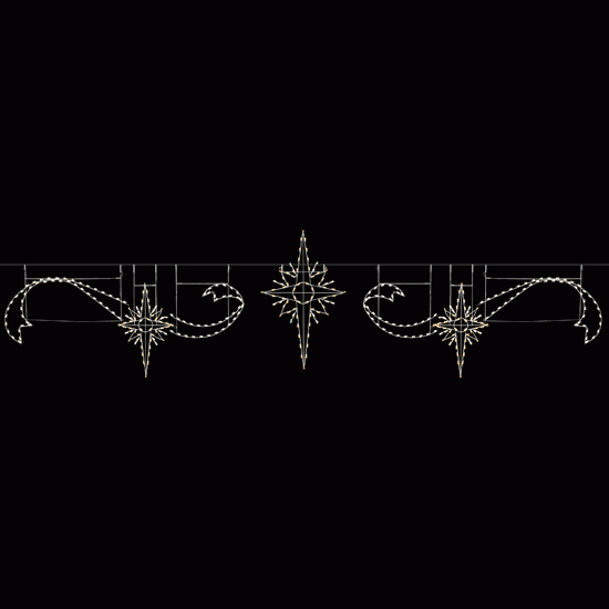 40' Heavenly Star and Flowing Ribbon Skyline