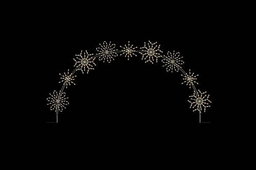 25' x 16.5' Snowflake Arch