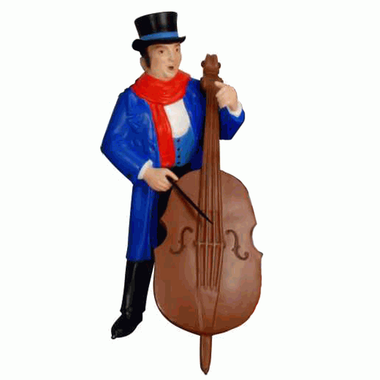 Canterbury Musician with Bass Violin