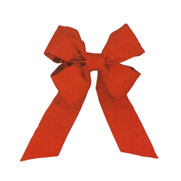 China Red Outdura Bow