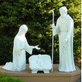 Pearl & White Nativity