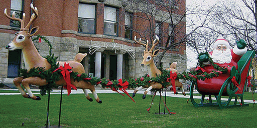 Christmas Fiberglass Sculptures