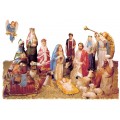 Simulated Wood Nativity