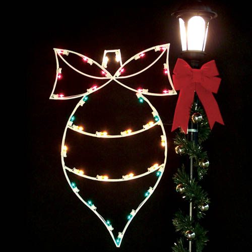 4' Silhouette Ornament with Bow