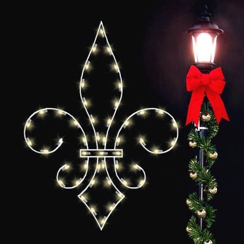 5' Silhouette Fleur De Lis
