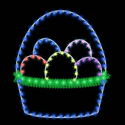 5'  Basket with Eggs