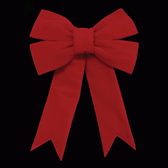 Imperial Loop Bow in Red