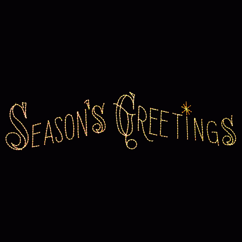 30' Seasons Greetings Skyline