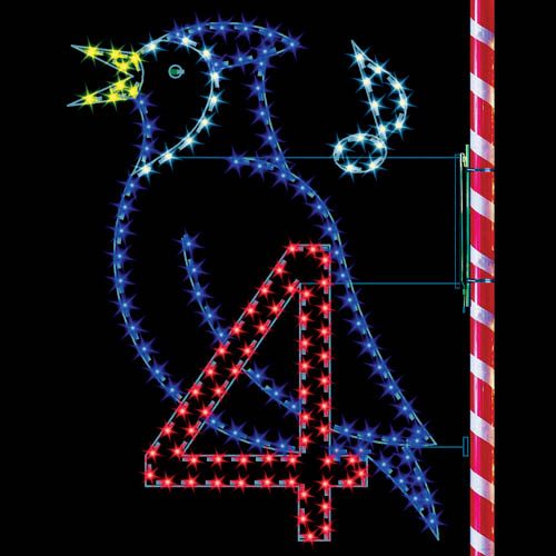 7' Four Calling Birds