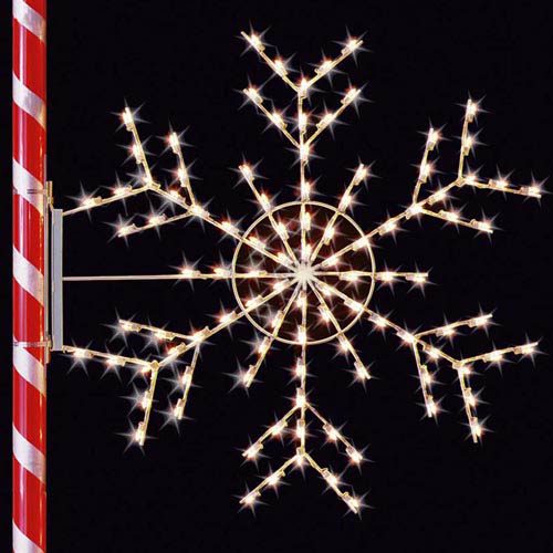 5 1/2' Silhouette Arctic Snowflake