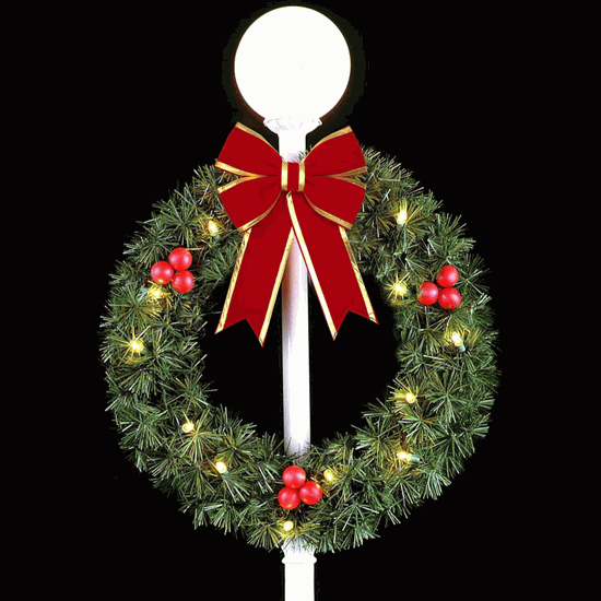 40" Boulevard Wreath Lamp Cover