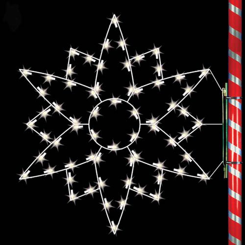 5' Silhouette Edelweiss Snowflake