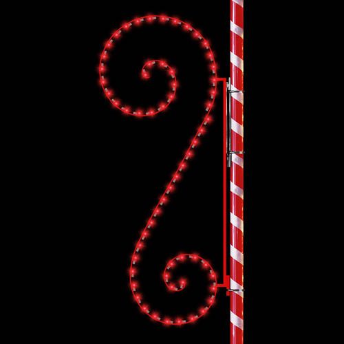 8' Classic Silhouette Scroll
