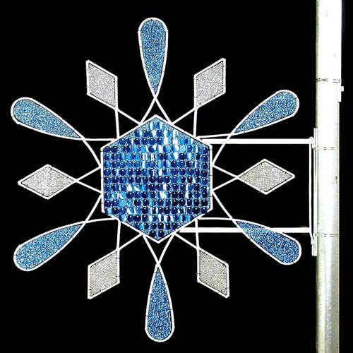 6' Shimmer Snowflake