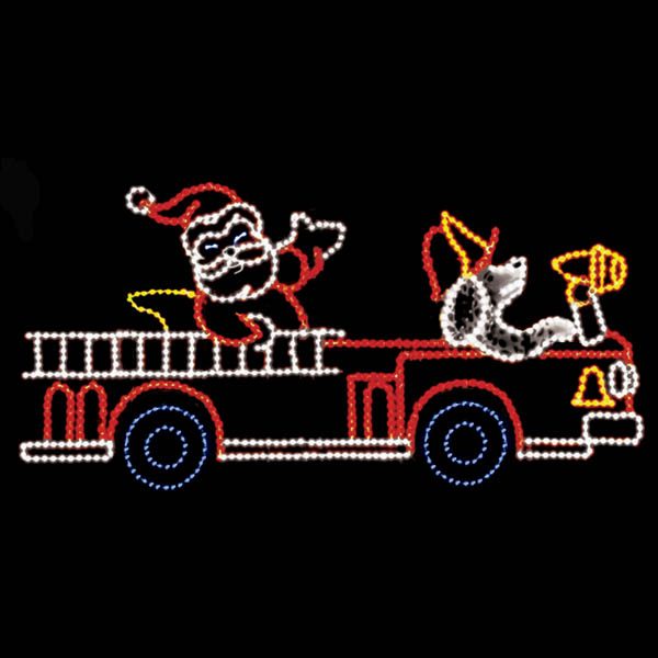 11' x 24' Santa's Firetruck