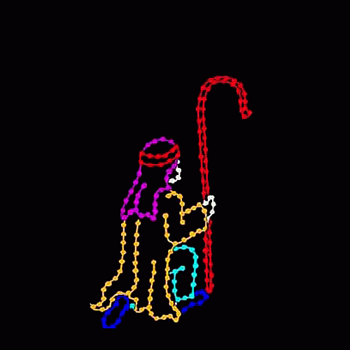 7' Silhouette Shephard Kneeling