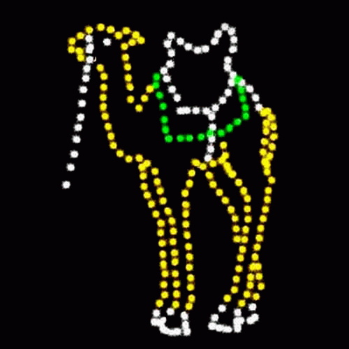 9' Standing Camel with Rein