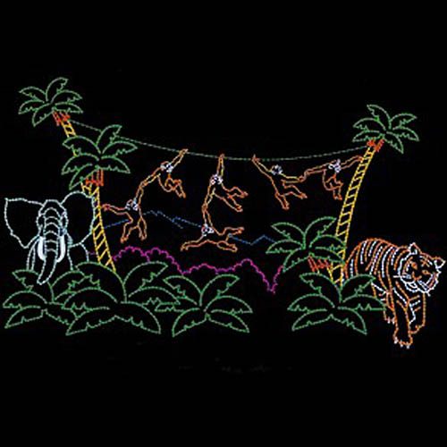 26' x 45' Animated Monkey Jungle