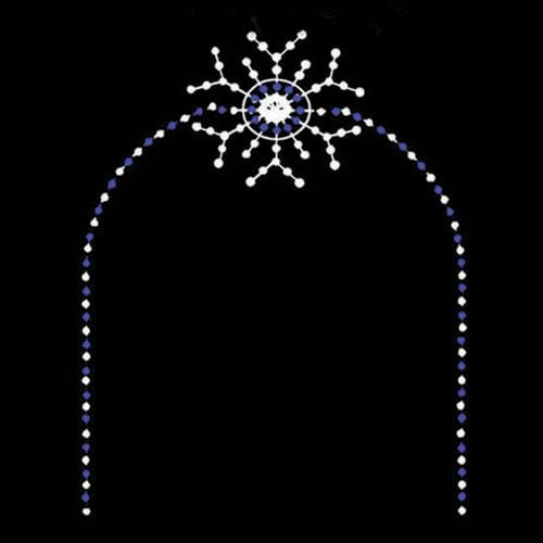 12' x 10' Snowflake Arch