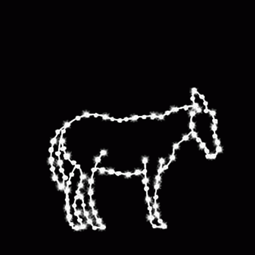5' Silhouette Donkey