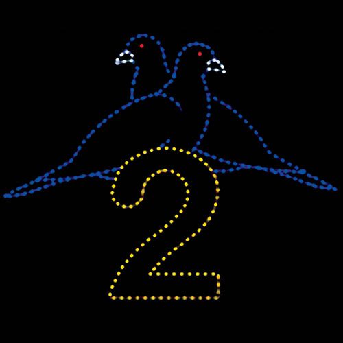 10' x 12' Two Turtle Doves