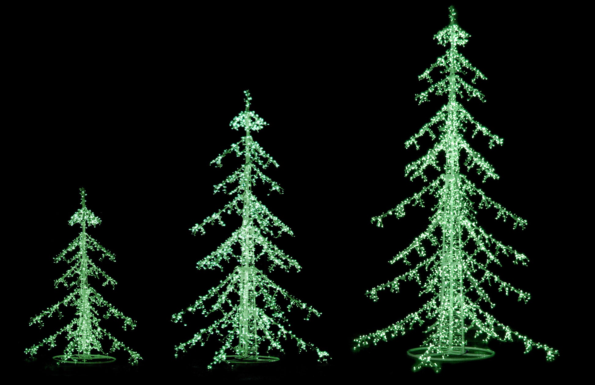LED Ice Tree - Downswept