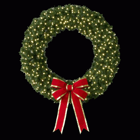Cascade Wreath - Building Mount