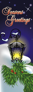 Snowy Lamp