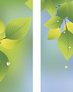 Summer Leaves & Raindrops