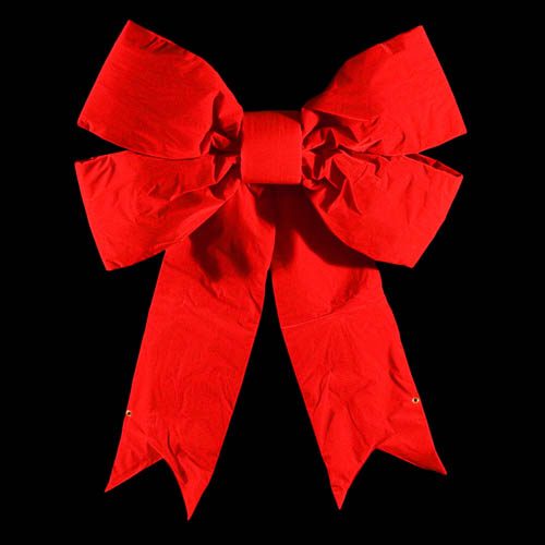 Velvet 3D Structural Bow