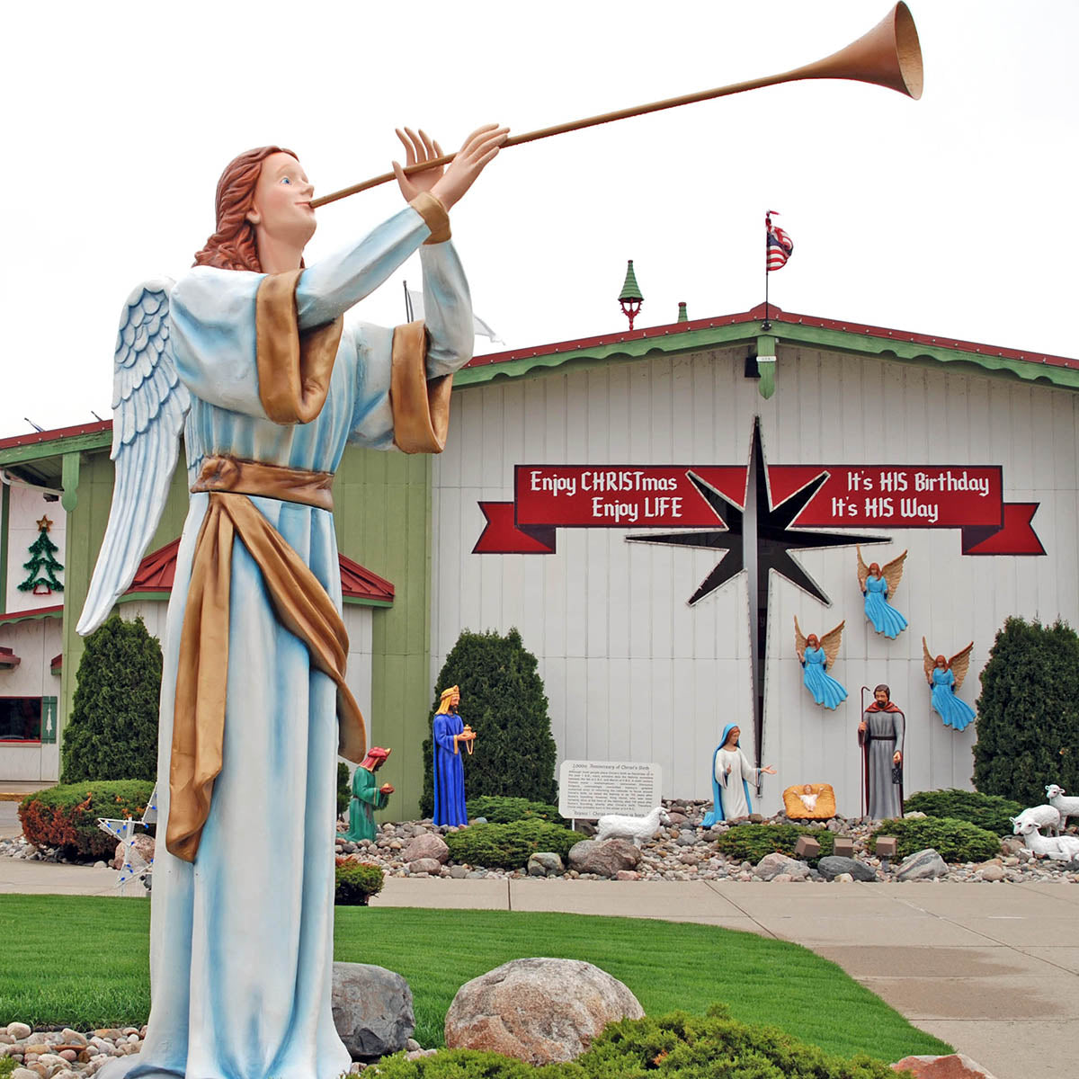 9' Fiberglass Angel