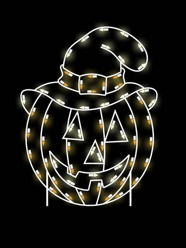 4' Rustic Pumpkin With Hat