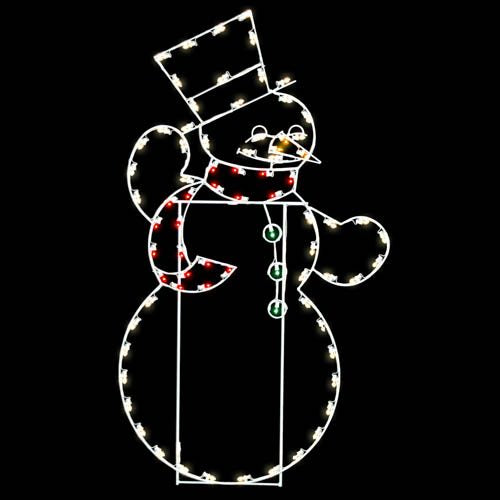 8' Top Hat Snowman