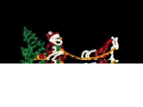 16' Santa Sleigh & Horse