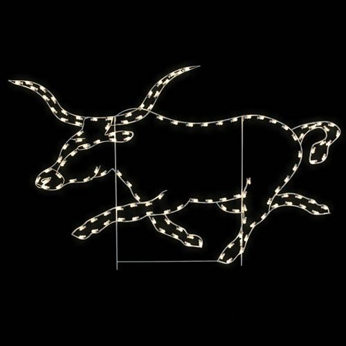 10' x 6.5' Texas Longhorn Running
