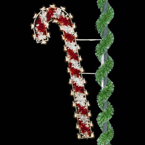 6' Enhanced Classic Candy Cane