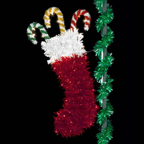 7' Traditional Christmas Stocking