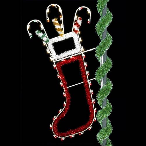 7' Enhanced Christmas Stocking