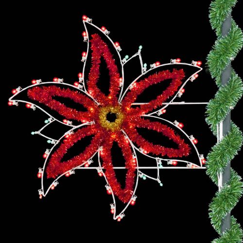 5' Enhanced Holiday Poinsettia