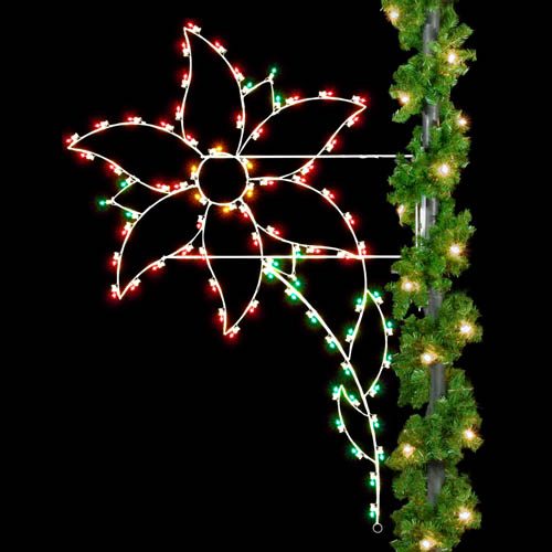 8' Poinsettia