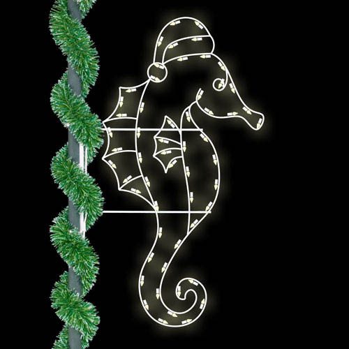 6' Seahorse with Cap