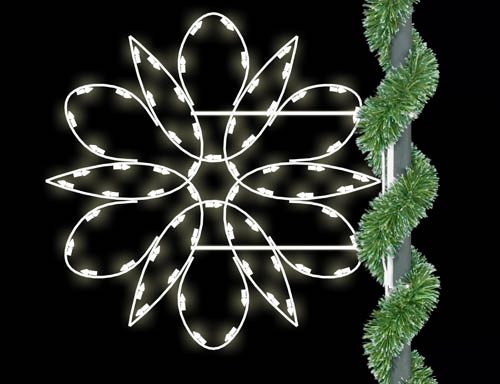 Fantasy Spiral Snowflake