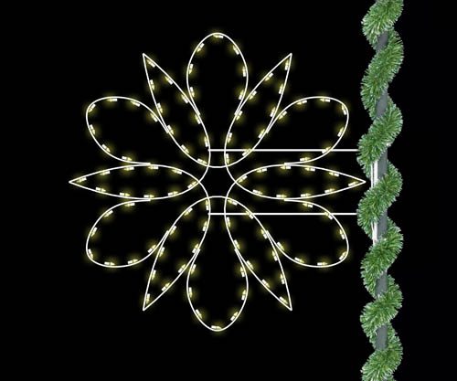 Fantasy Spiral Snowflake