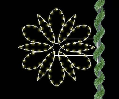 Fantasy Spiral Snowflake