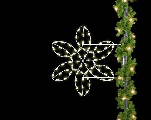 Winterfest Spiral Snowflake