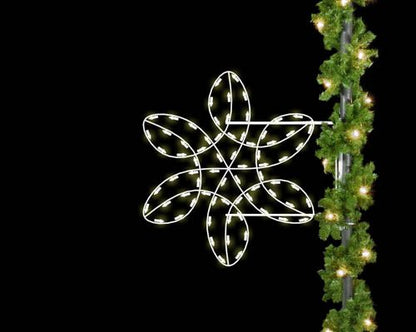 Winterfest Spiral Snowflake