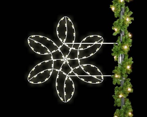 Winterfest Spiral Snowflake